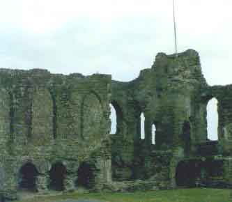 Inside Haverfordwest Castle